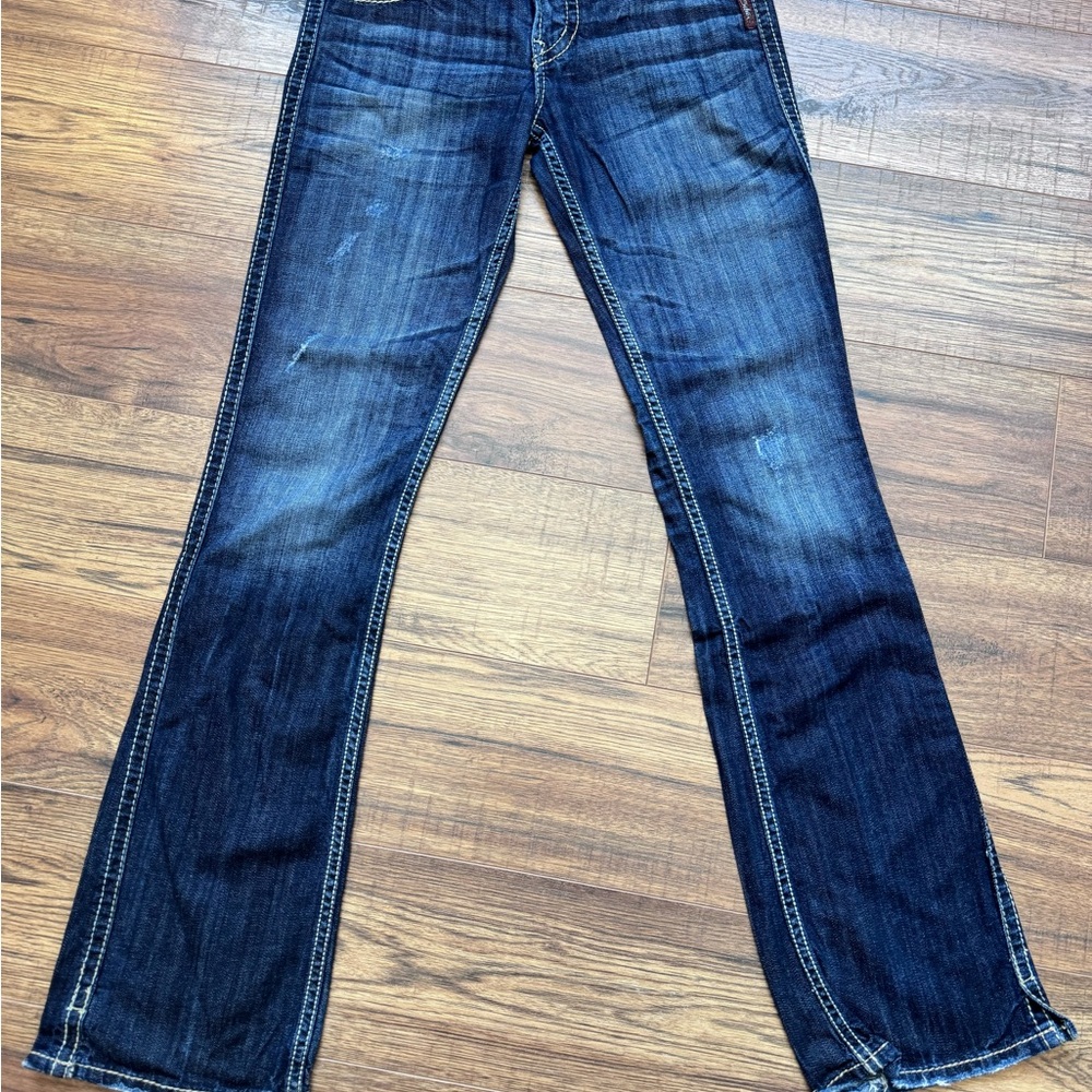 Silver Jeans Dark Blue Flare Women's Jeans